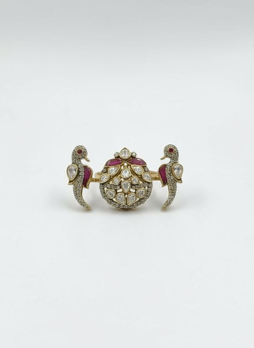Handcrafted Parrot Ring