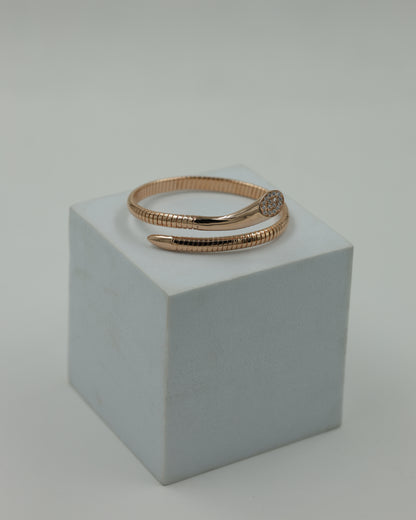 Rose serpent bracelet