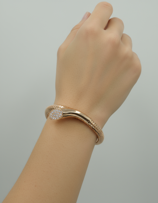 Rose serpent bracelet