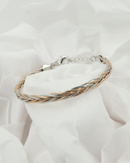 Tri-weave bracelet