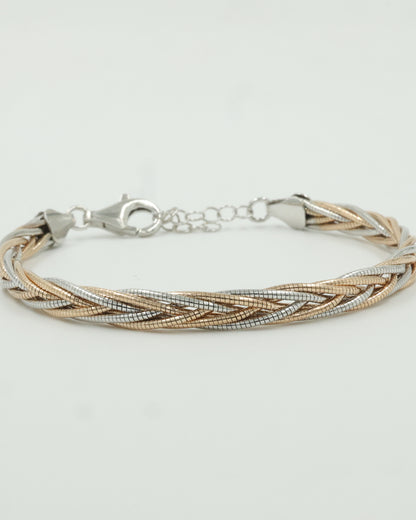 Tri-weave bracelet