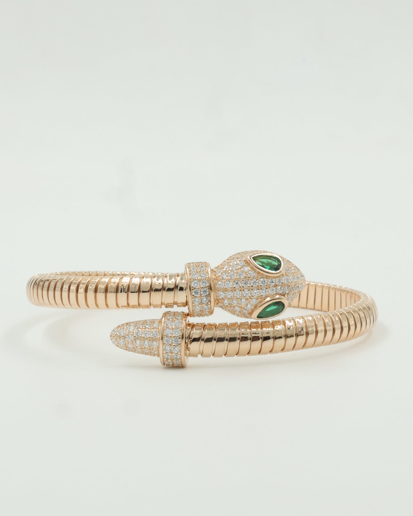 Emerald viper bracelet