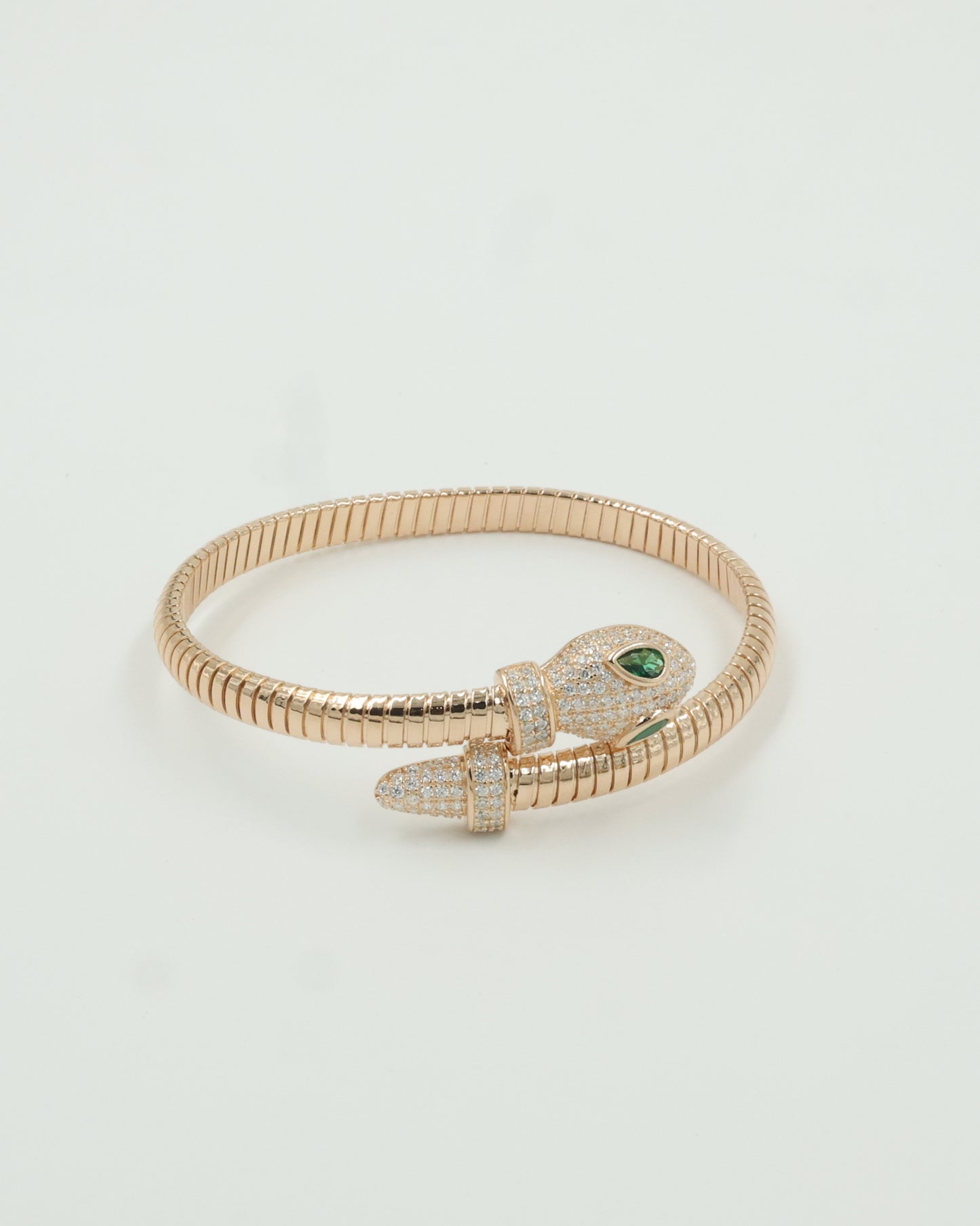 Emerald viper bracelet