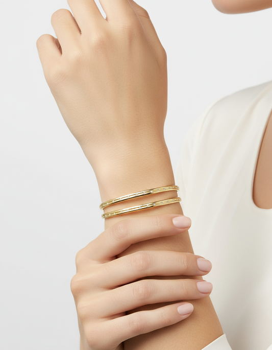 Diamond set bangle