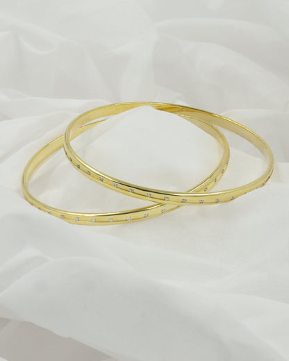 Diamond set bangle