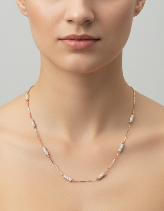 rose glow necklace