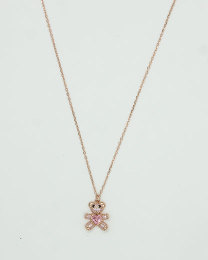 Teddy Bear Pendant Necklace