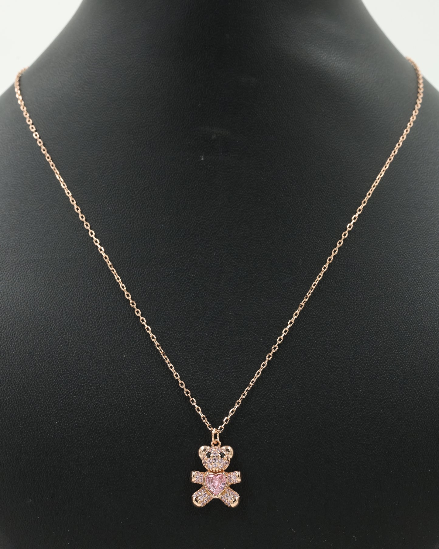 Teddy Bear Pendant Necklace
