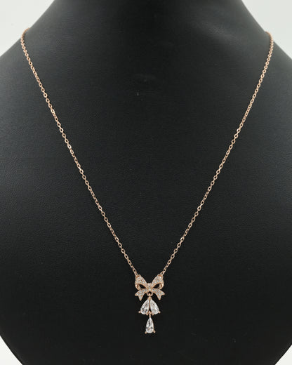 Bow Knot pendant Necklace