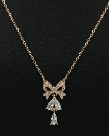Bow Knot pendant Necklace