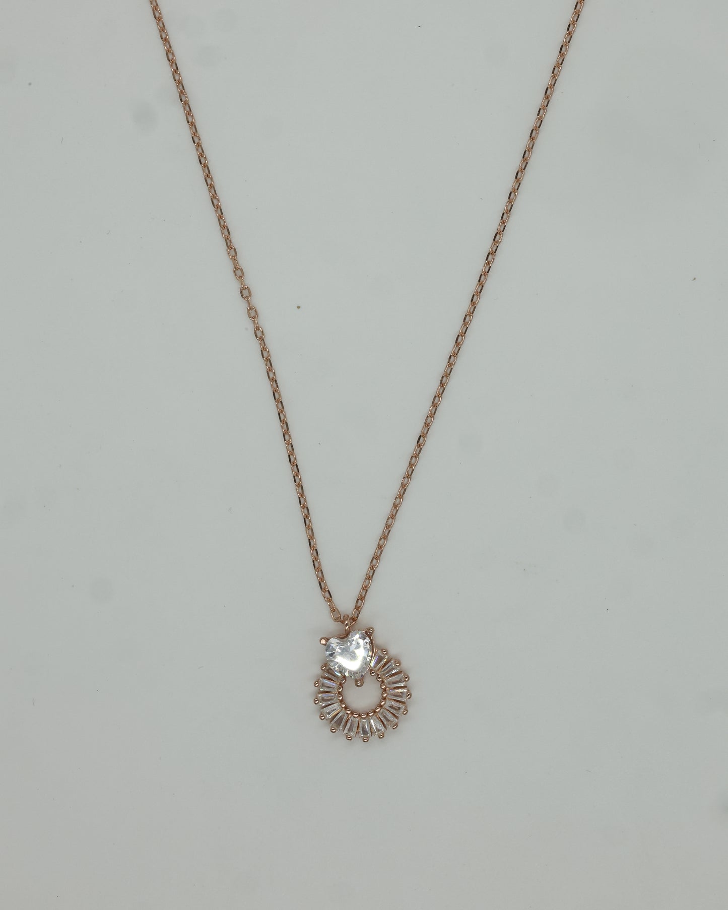 radiant halo necklace