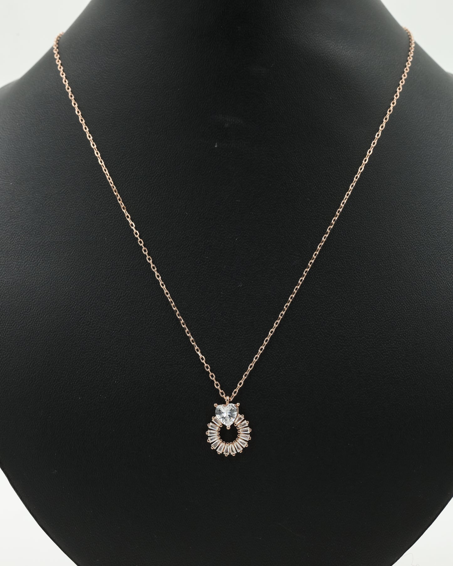 radiant halo necklace