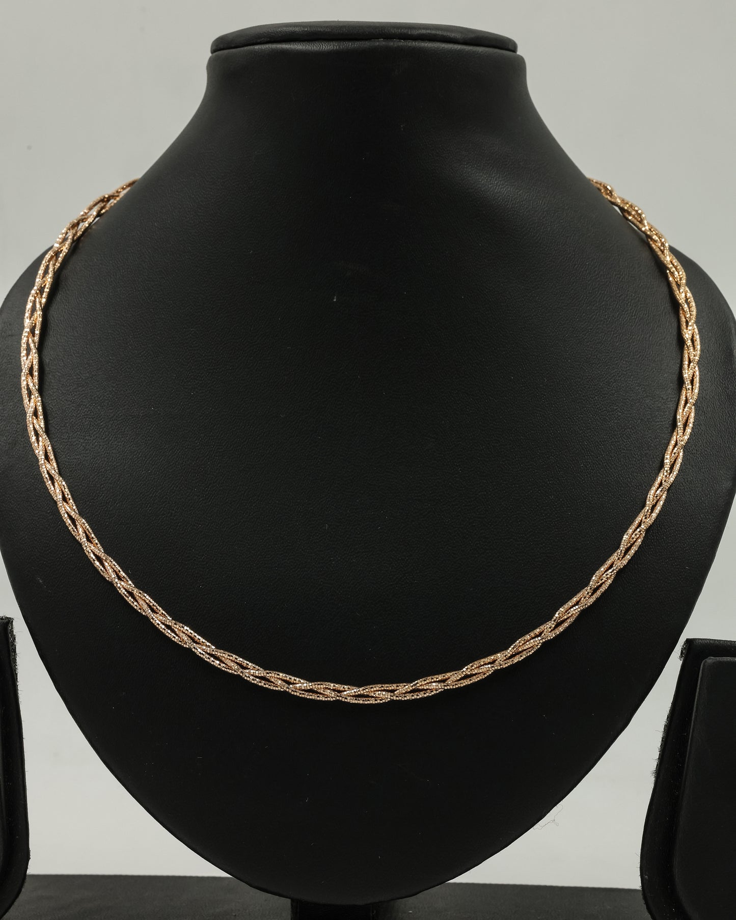 rope chain necklace(triple layered golden color)