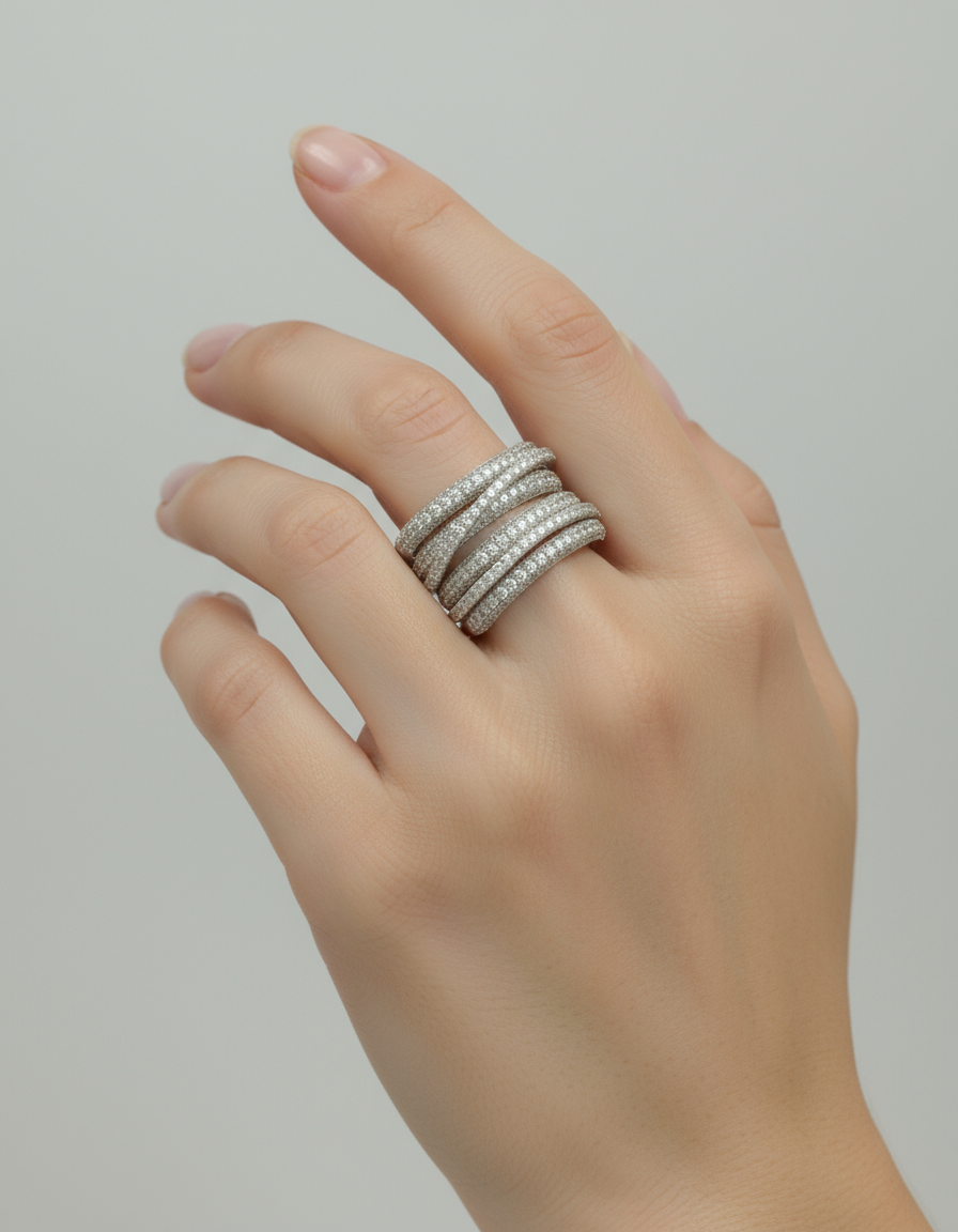 Stack ring(silver)