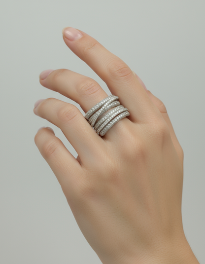 Stack ring(silver)