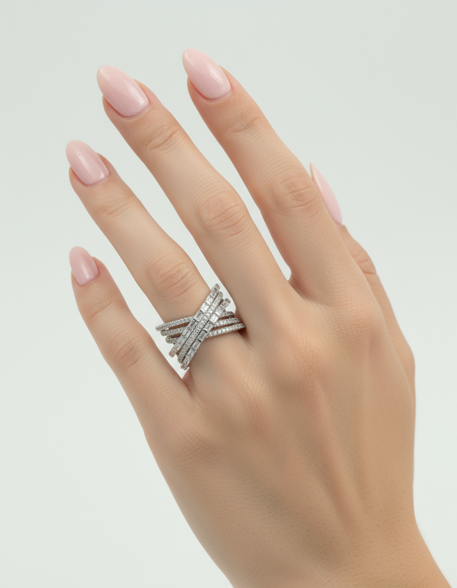 CrystalWeave ring