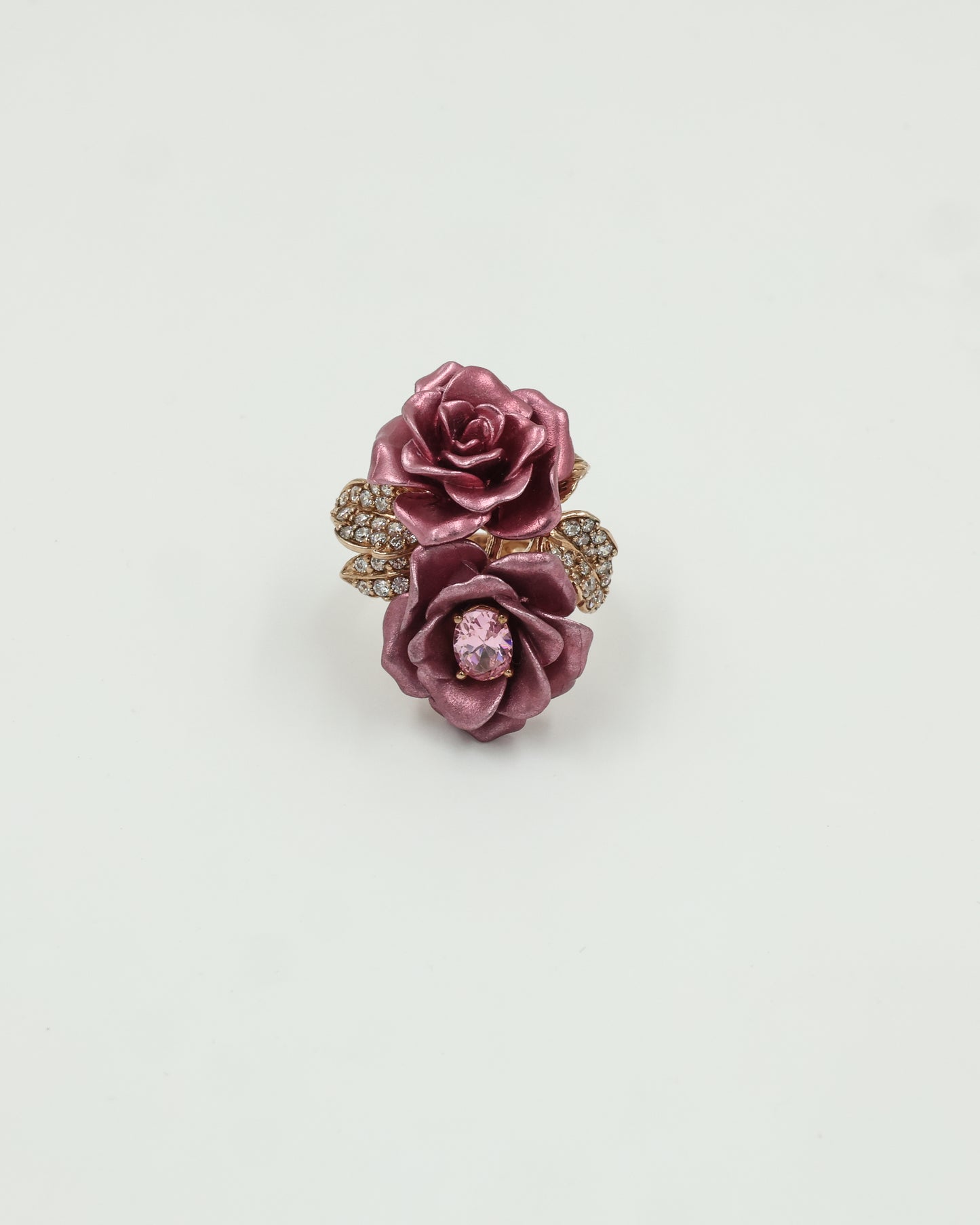 Blush Rose Cocktail  Ring