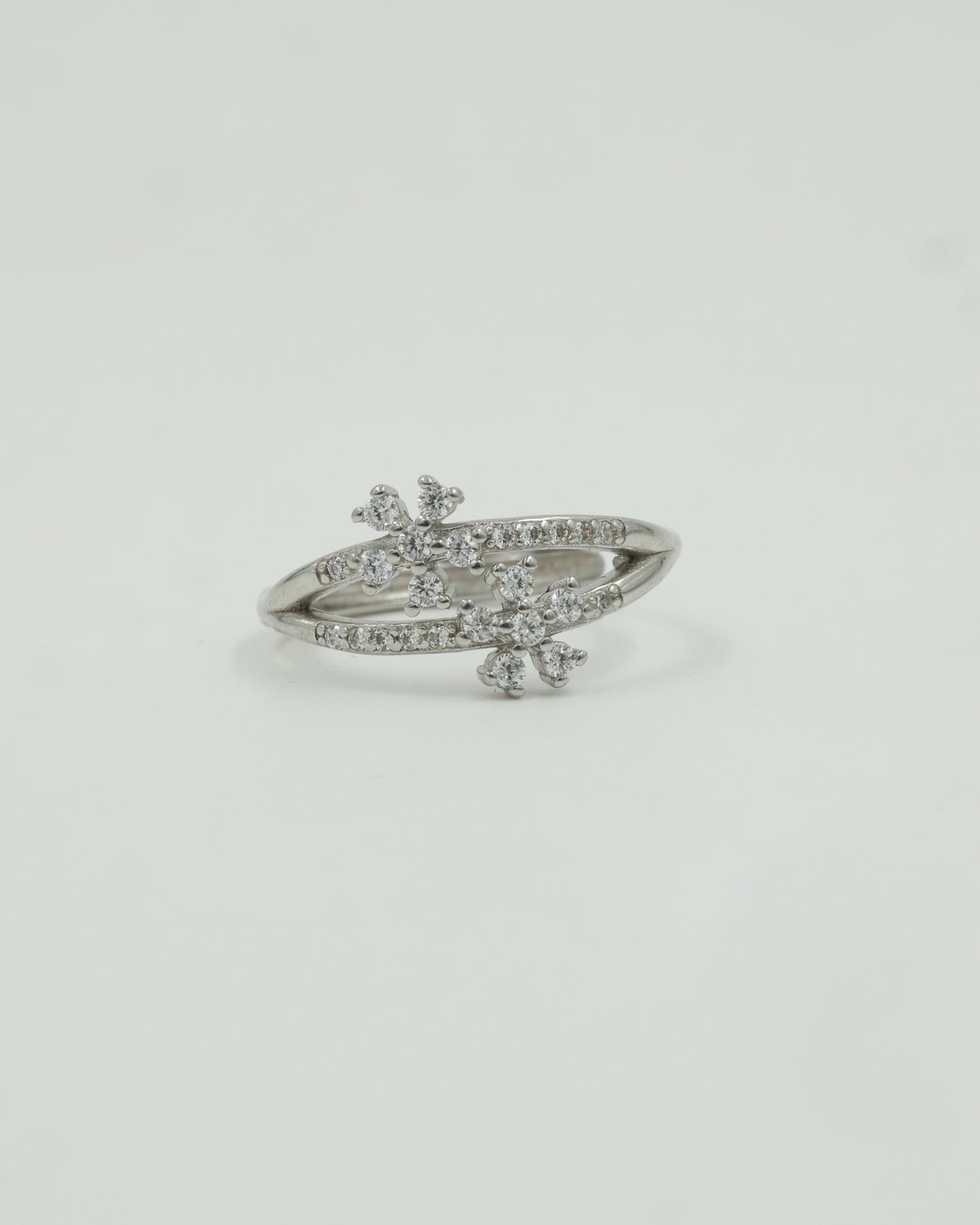 Silver Flora ring