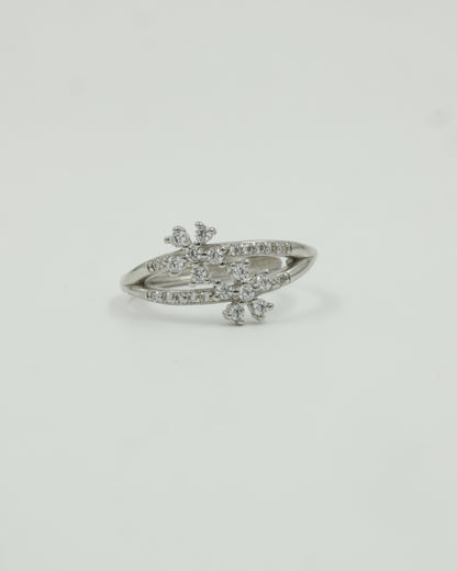 Silver Flora ring