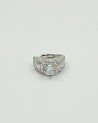 American Diamond Solitaire Ring