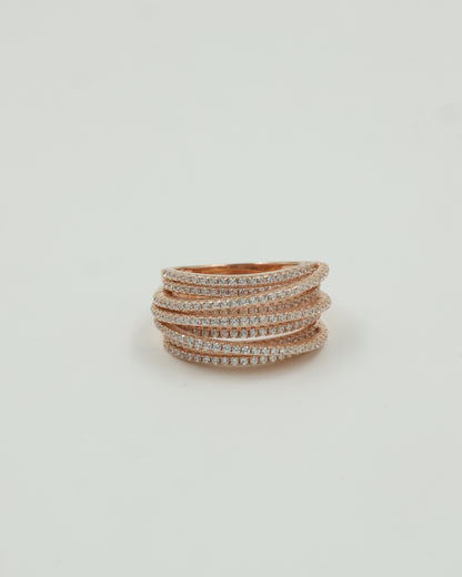 stack ring(rose gold)