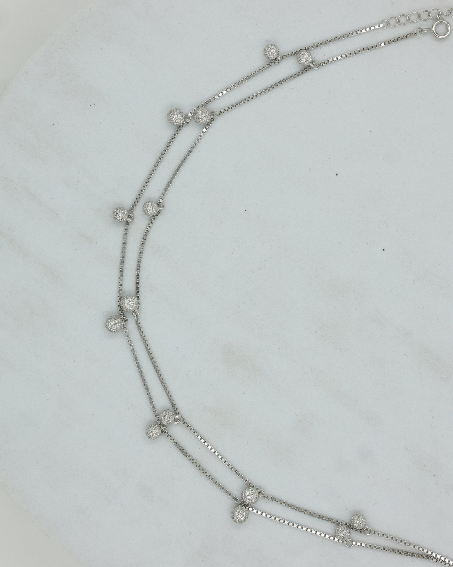 Dual Layer Charm anklets