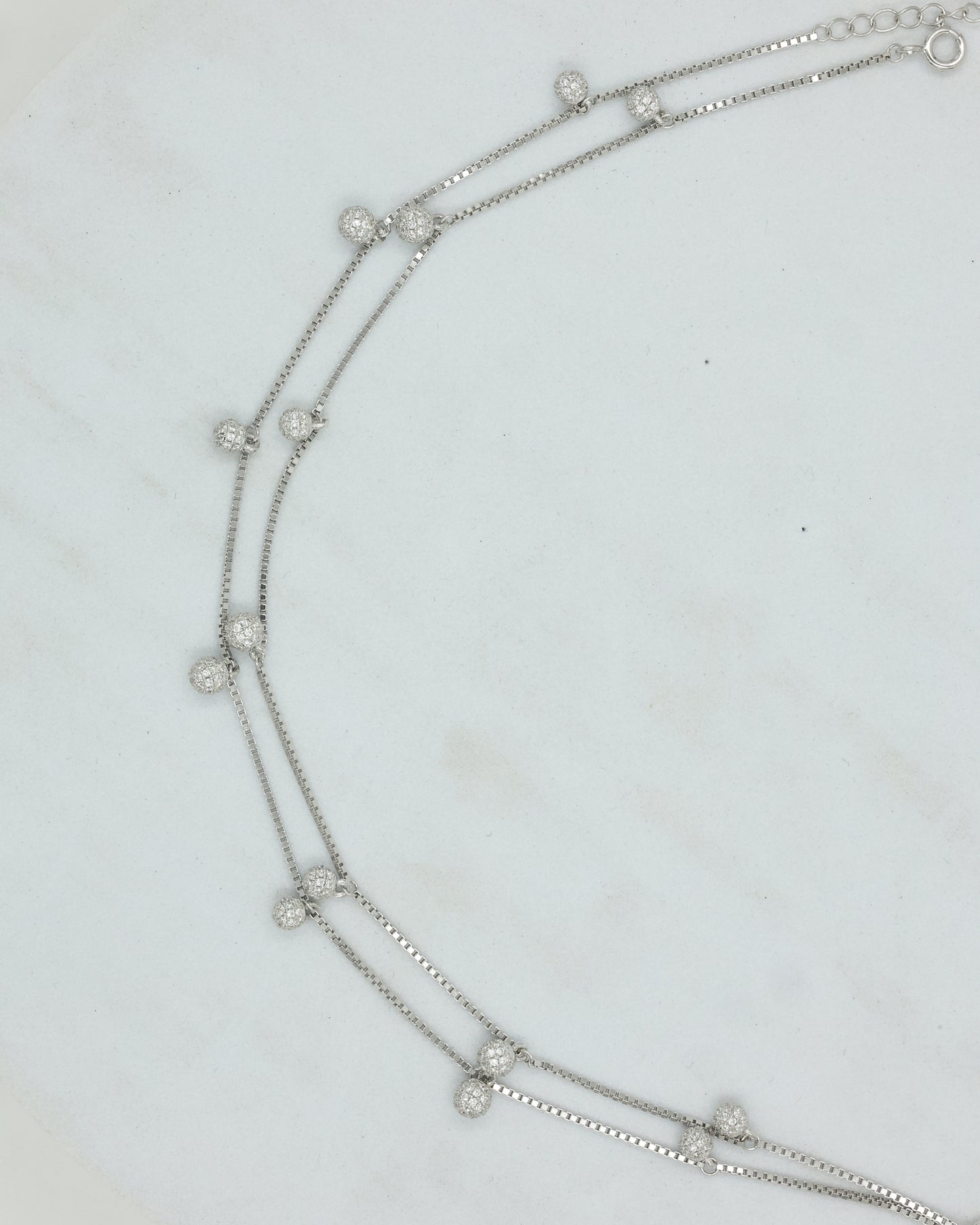 Dual Layer Charm anklets