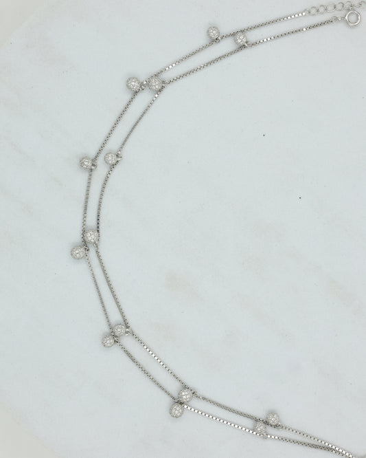 Dual Layer Charm anklets