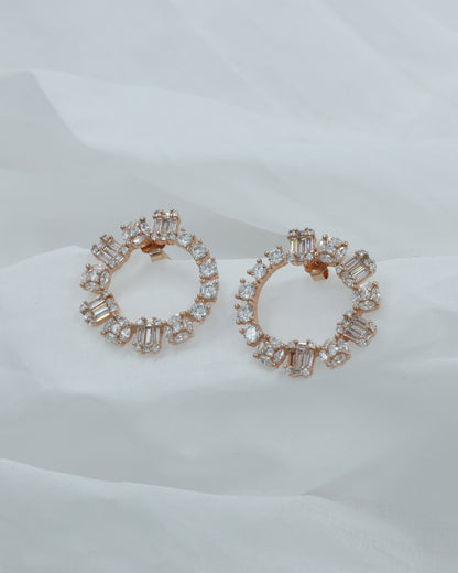 Hoop Diamond Earrings