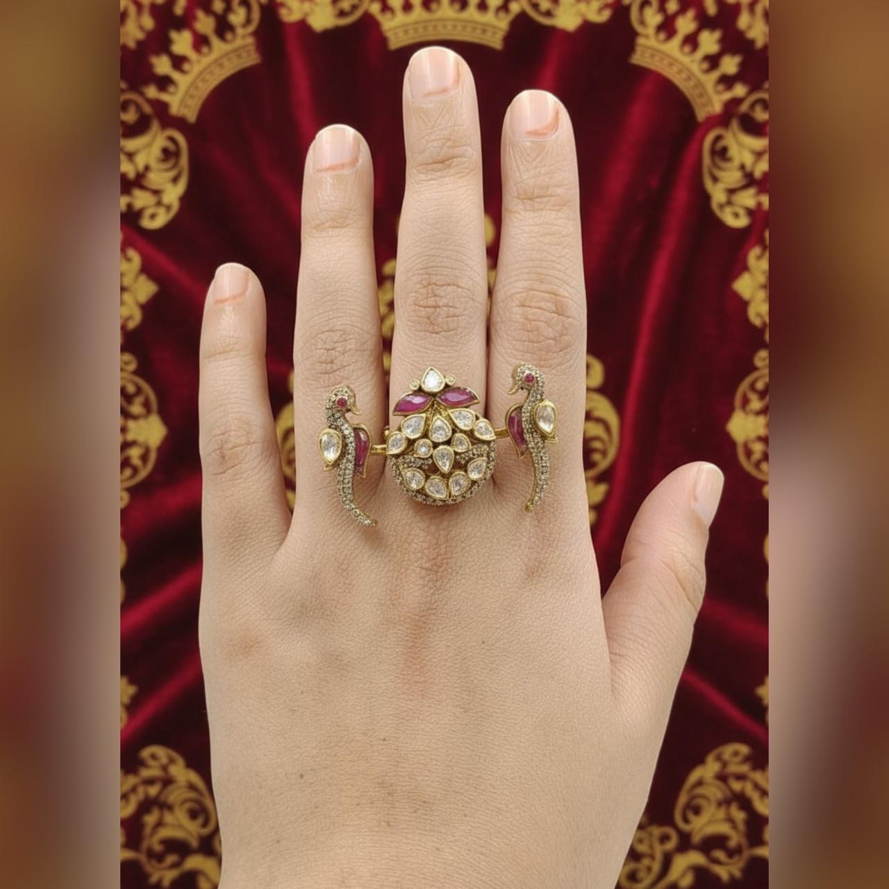 Handcrafted Parrot Ring