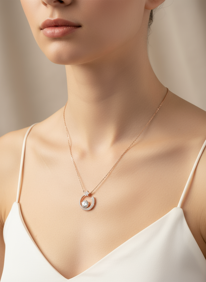 Moon &amp; Star Pendant